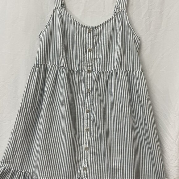 Isabel & Ingrid Dress Striped Blue White Sleeveless Size Small NWT - Picture 2 of 13